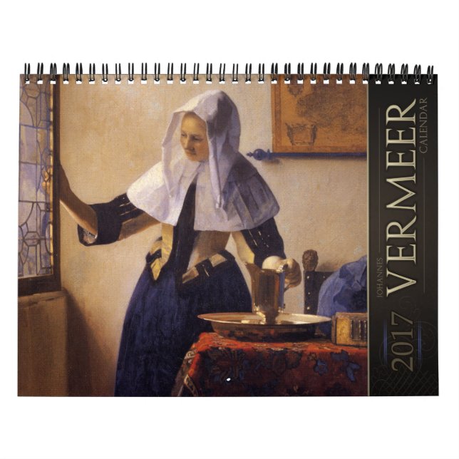 Calendario de las pinturas 2017 de enero Vermeer (Tapa)