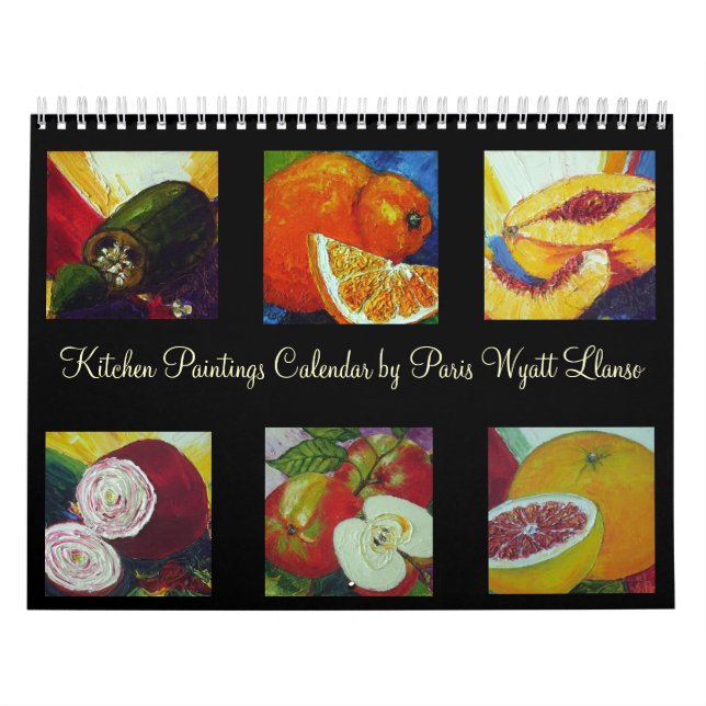 Calendario de las pinturas de la cocina de París (Tapa)