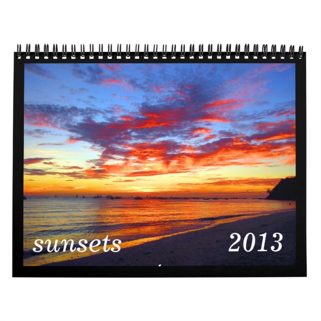 calendario de las puestas del sol 2013 (Tapa)