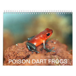Calendario de las ranas del dardo del veneno