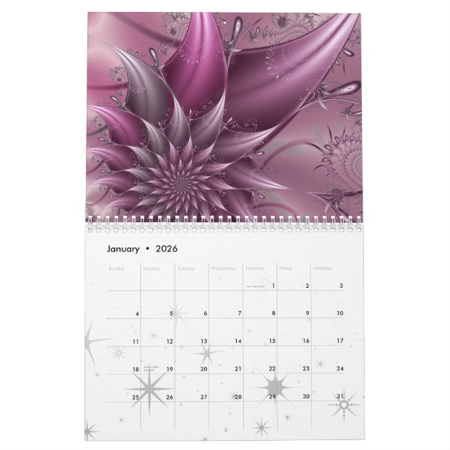 Calendario de las representaciones visuales -2009 (Jan 2026)