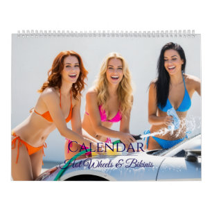 Calendario de lavado de autos Bikini – Mujeres imp