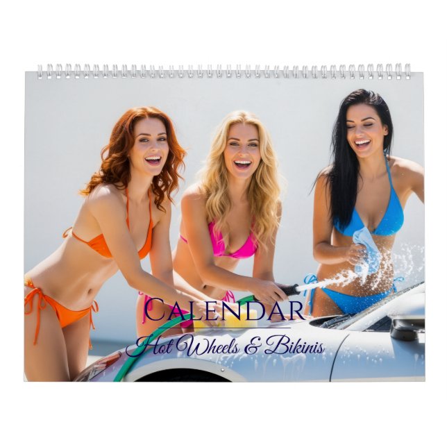 Calendario de lavado de autos Bikini – Mujeres imp (Tapa)