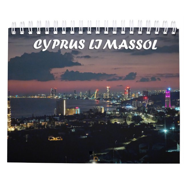 Calendario de Limassol Chipre (Reverso)
