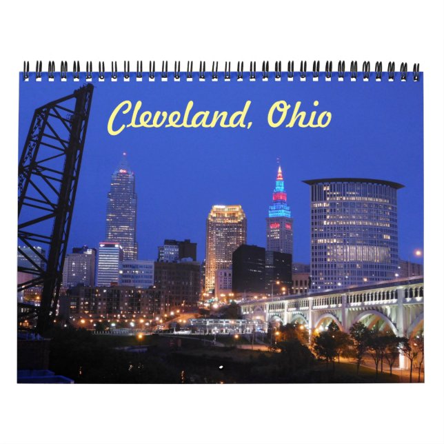 Calendario de línea aérea de Cleveland Ohio (Tapa)