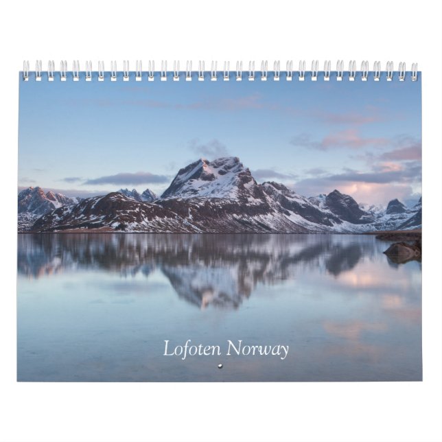 Calendario de Lofoten Noruega (Tapa)
