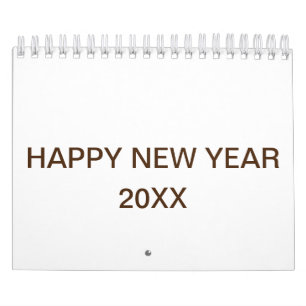 Calendario de logotipos de texto para Personalizad