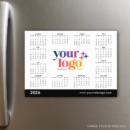 Calendario de logotipos para empresas de White 202