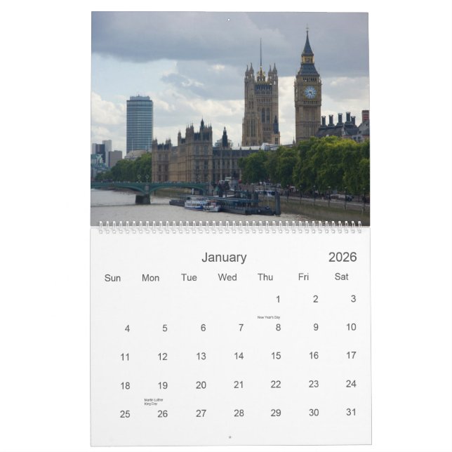 Calendario de Londres 2010 (Jan 2026)