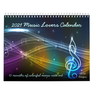 Calendario de los amantes de la música del KRW