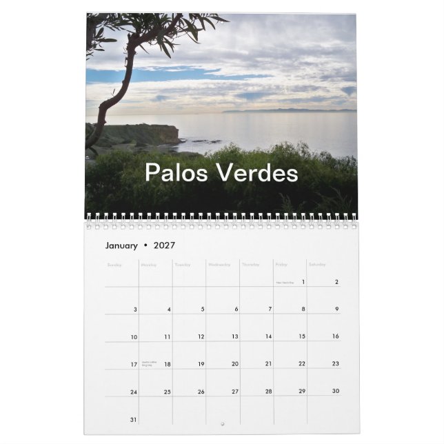 Calendario de Los Ángeles, California 2015 (Jan 2027)