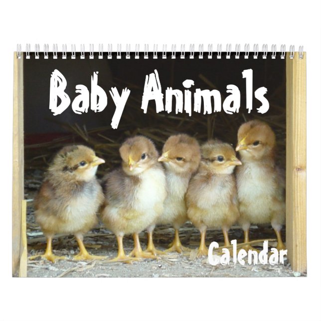 Calendario de los animales del bebé (Tapa)