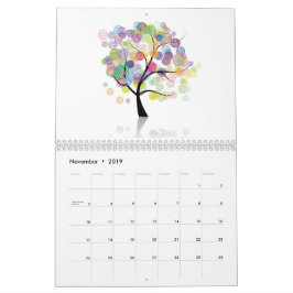 Calendario de los árboles del arte