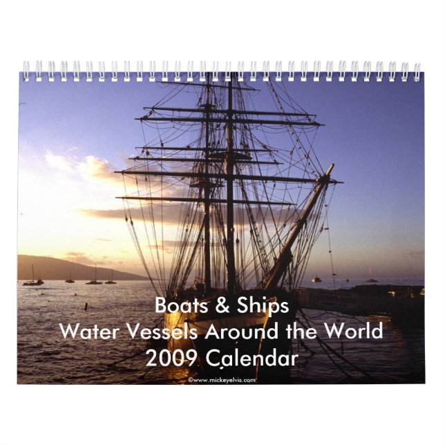 Calendario de los barcos y de las naves 2009 (Tapa)