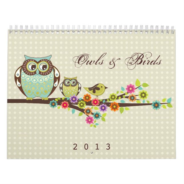 Calendario de los búhos y de los pájaros (Tapa)