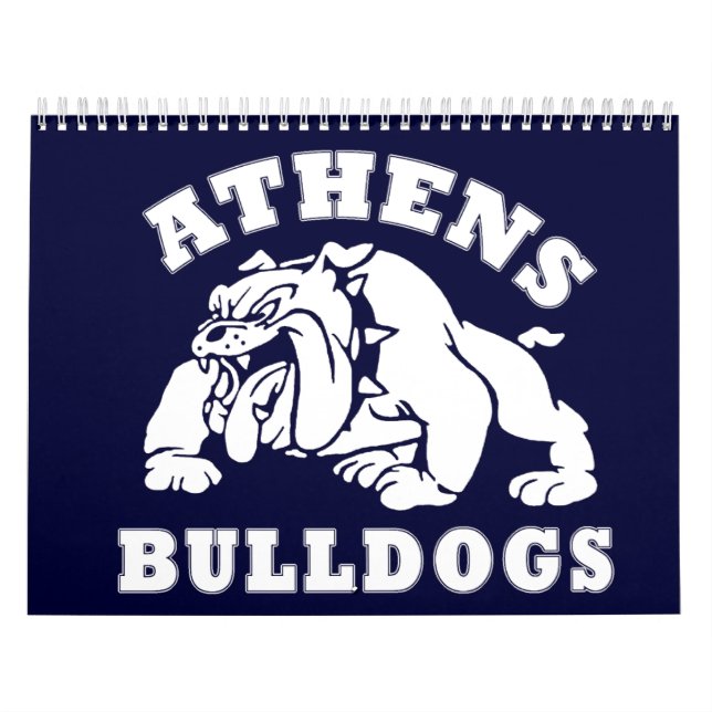 Calendario de los bulldoges de Atenas (Tapa)