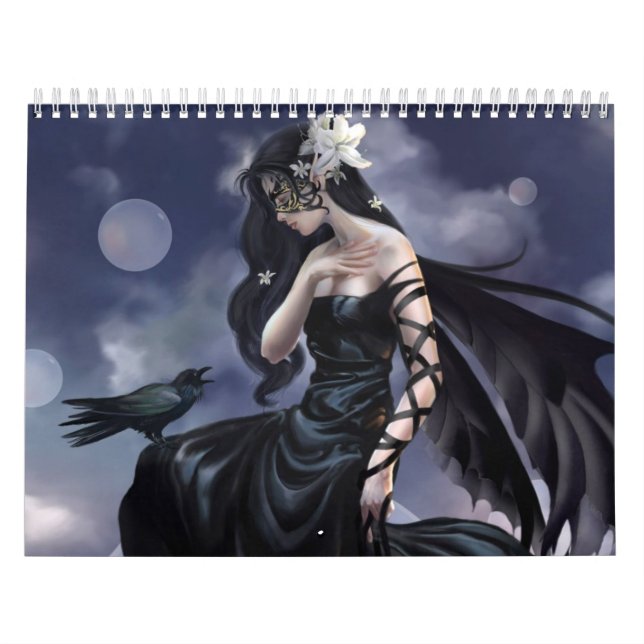 Calendario de los chicas de la fantasía (Tapa)