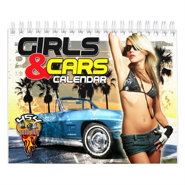 Calendario de los chicas y de los coches (Tapa)