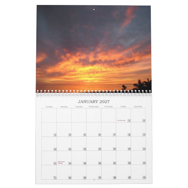 Calendario de los cielos de San Clemente (Jan 2027)
