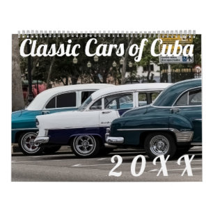 Calendario de los coches clásicos de Cuba 2
