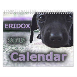 Calendario de los Dachshunds 2018 de Eridox
