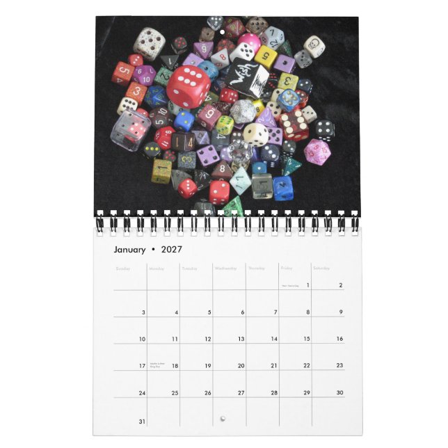 Calendario de los dados (Jan 2027)