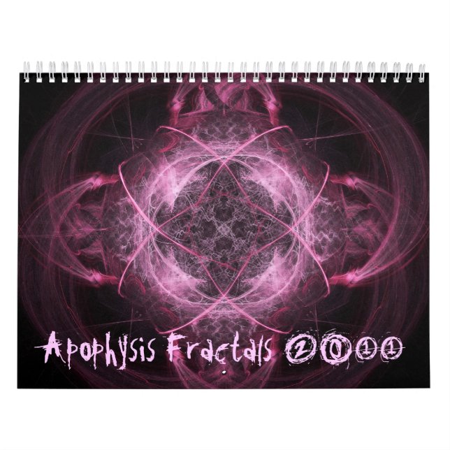 Calendario de los fractales 2011 del Apophysis (Tapa)