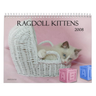 Calendario de los gatitos de Ragdoll