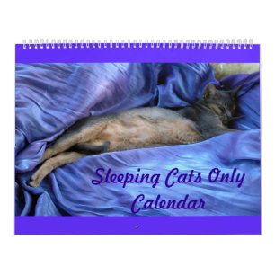 Calendario de los gatos el dormir