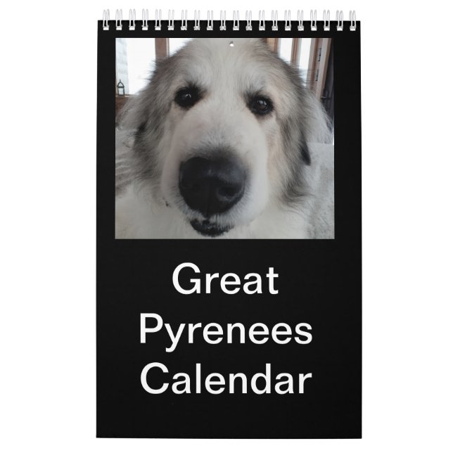 Calendario de los Grandes Pirineos (Reverso)