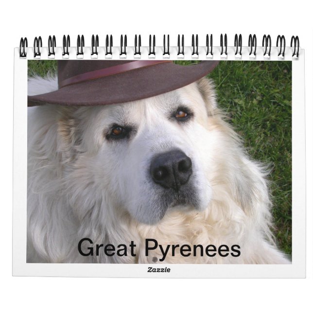 Calendario de los Grandes Pirineos (Reverso)