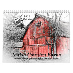 Calendario de los graneros 2013 del país de Amish