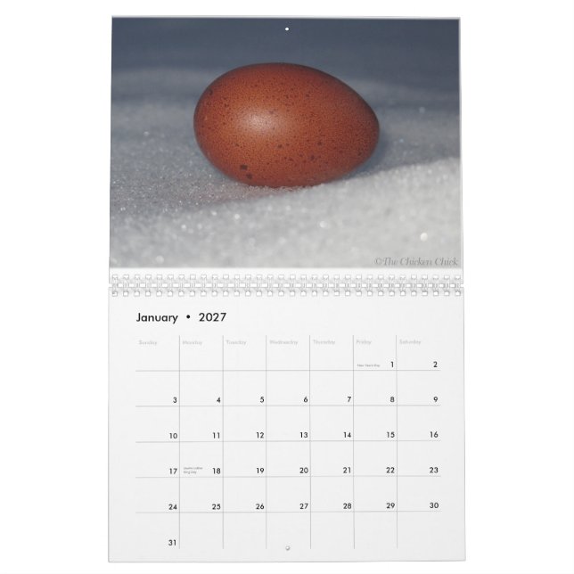 Calendario de los huevos (Jan 2027)