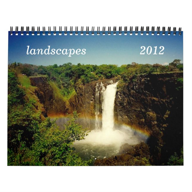 calendario de los paisajes 2012 (Tapa)