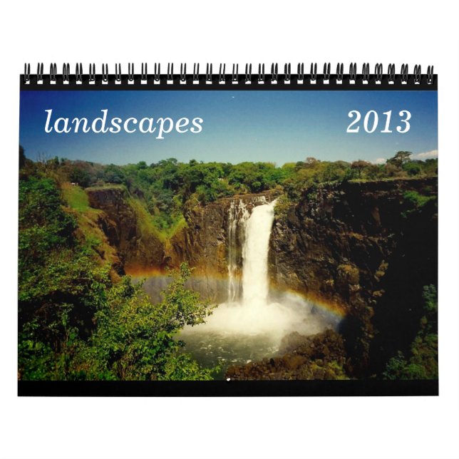 calendario de los paisajes 2013 (Tapa)