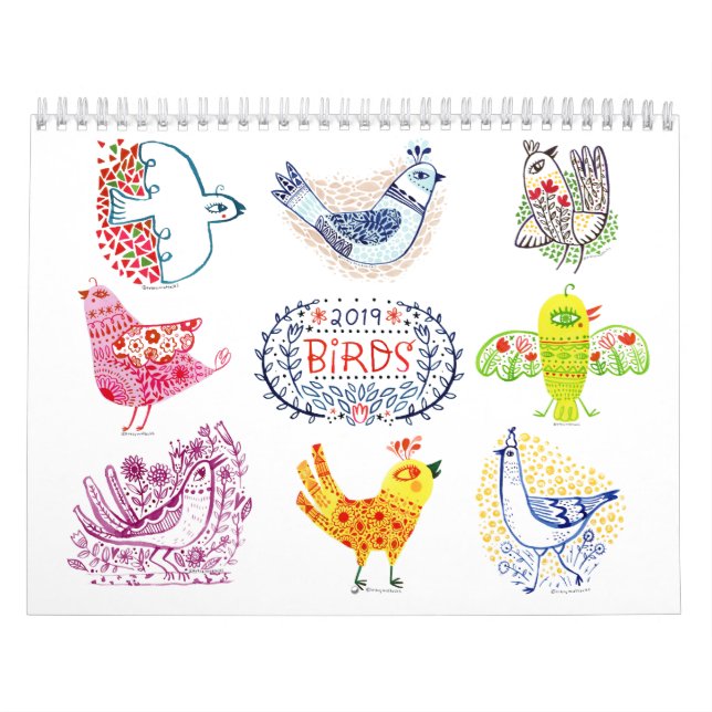 Calendario de los pájaros (Tapa)