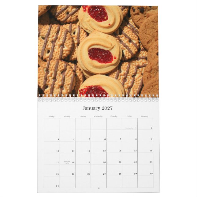 Calendario de los pasteles 2012 (Jan 2027)
