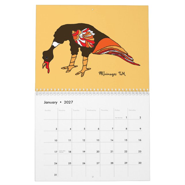 Calendario de los pavos 2013 de BlueSky (Jan 2027)