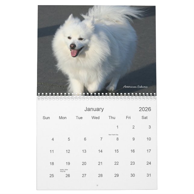 Calendario de los perros 2011 (Jan 2026)