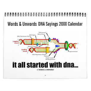 calendario de los refranes de la DNA 20XX (humor