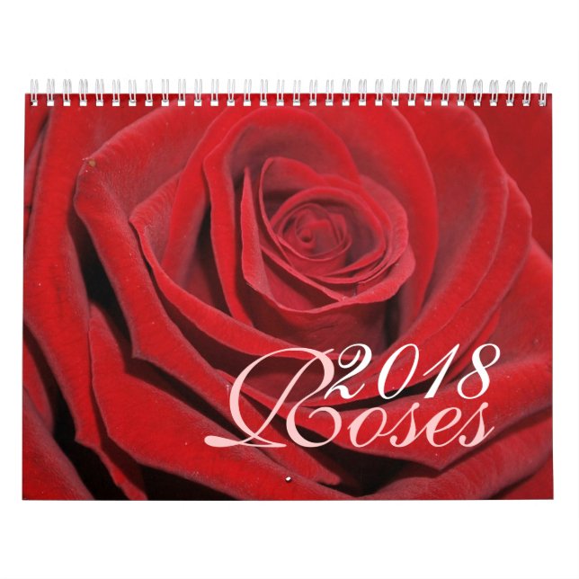 Calendario de los rosas 2018 (Tapa)