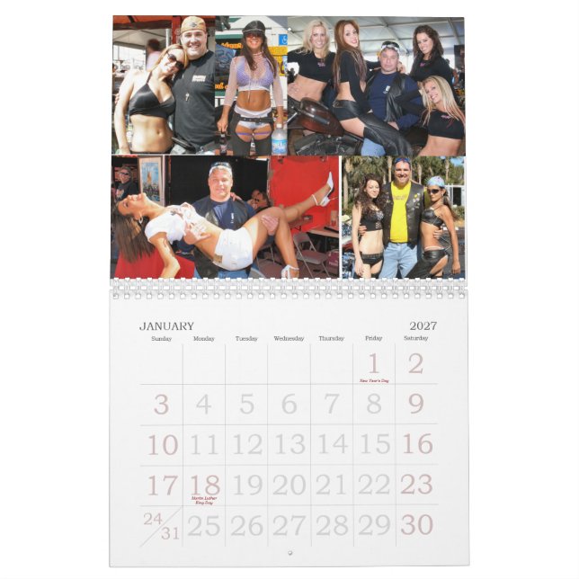 Calendario de los Salvaje-Castores 2009 (Jan 2027)