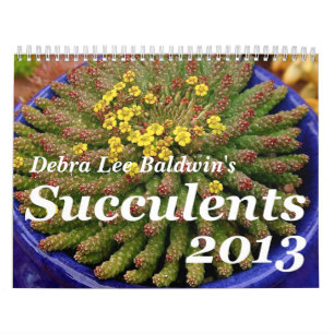 Calendario de los Succulents 2013 de Debra Lee Bal