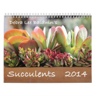 Calendario de los Succulents 2014 de Debra Lee