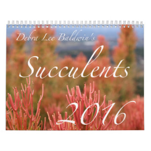 Calendario de los Succulents 2016 de Debra Lee