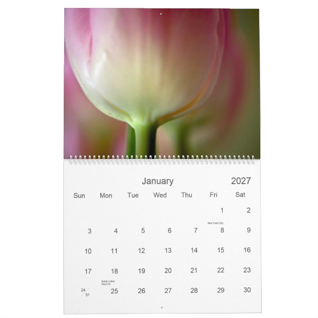 Calendario de los tulipanes 2010 (Jan 2027)