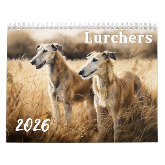 Calendario de Lurchers 2026 (Tapa)