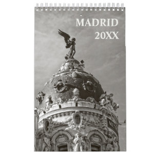 Calendario de Madrid de 12 meses