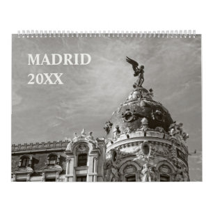 Calendario de Madrid de 12 meses
