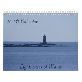 Calendario de Maine 2016 Faros